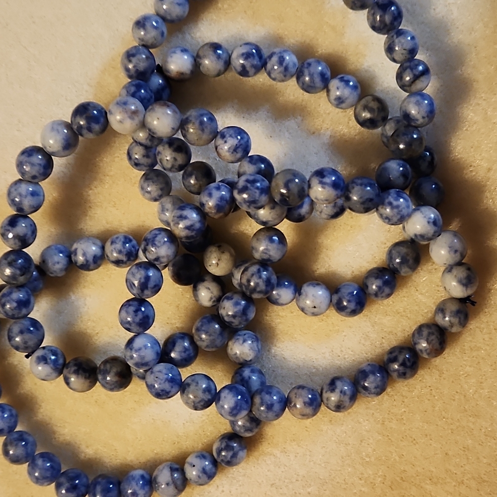 Sodalite Bracelets 8mm. Buy one bracelet get 2nd 20% off